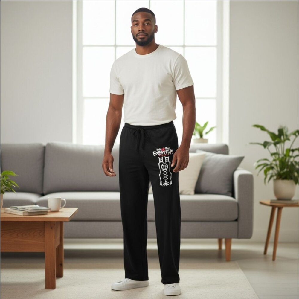 Hot Topic ✦ Lounge Pants ✦ Twin Star Exorcists Anime Graphic Sleepwear Black L